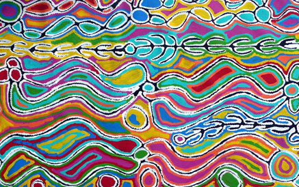 Untitled by Aboriginal artist Judy Watson Napangardi