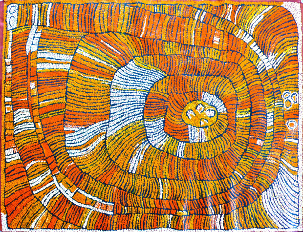Marrapinti (2007 Cat 15607NN) by Aboriginal artist Naata Nungurrayi (Australia)