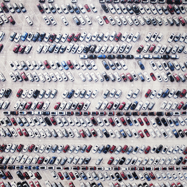 Carpark by artist Douglas Stewart (Canada/United States)