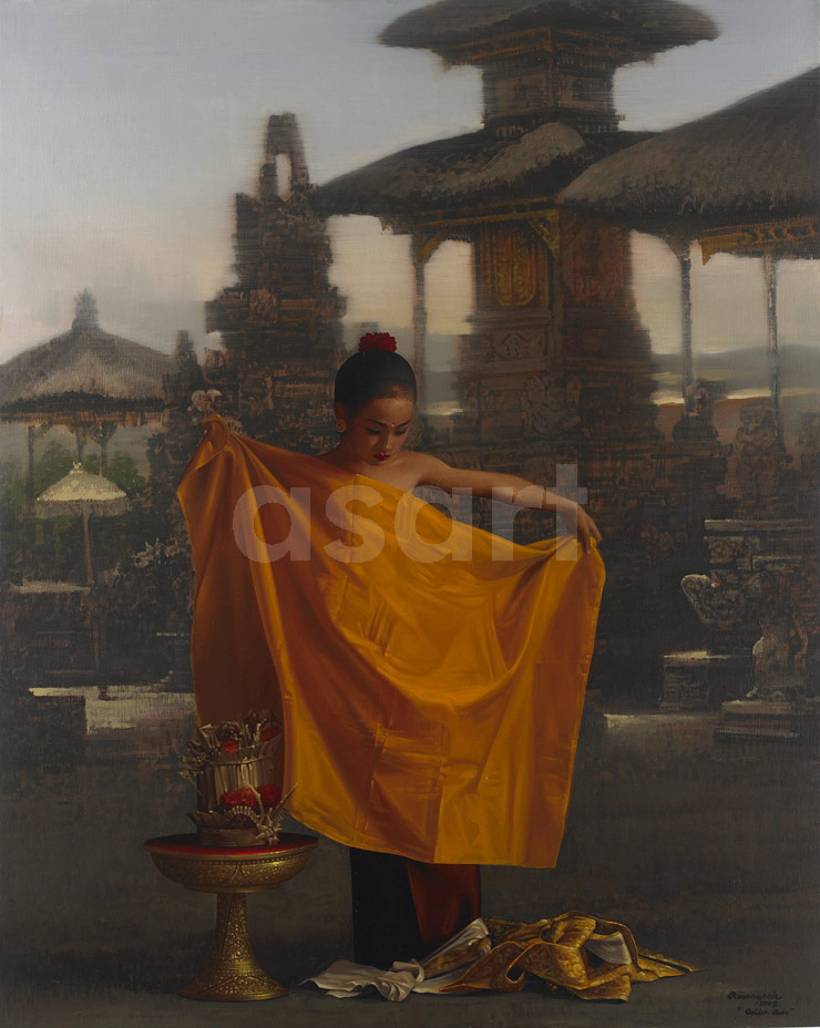 Golden Robe, by Asian artist Rearngsak Boonyavanishkul (Thailand)