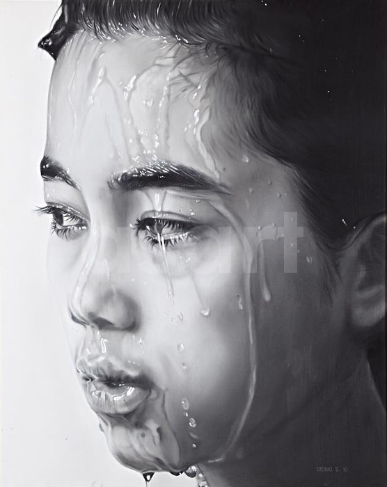After Shower, by Asian artist Utomo S (Indonesia)