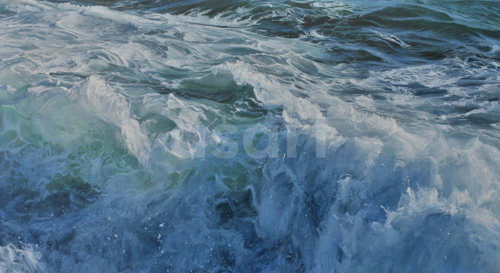 The peak of the tide, by international artist Ramsay Gibb (Ireland/England)